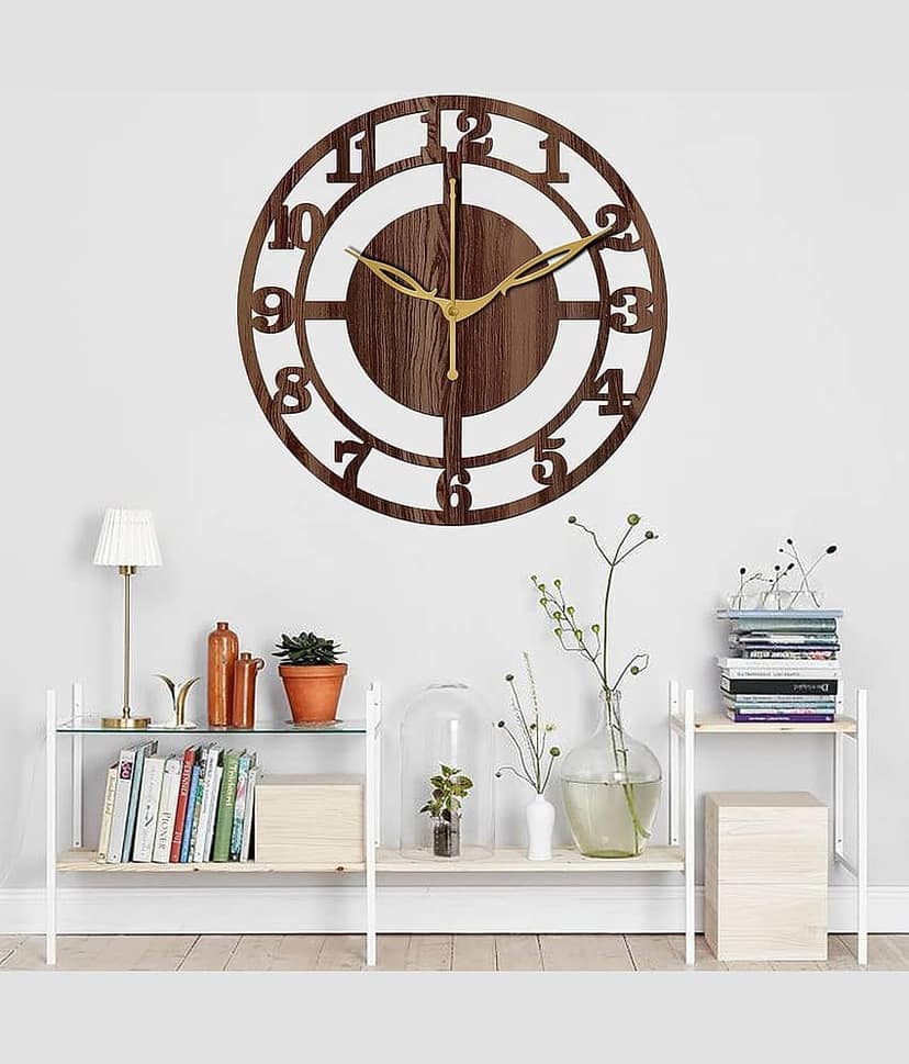 SKYVILLA Circular Analog Wall Clock