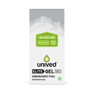 Unived Elite Gel 180 for Quick Energy, Stamina & Recovery Sea Salt Lime