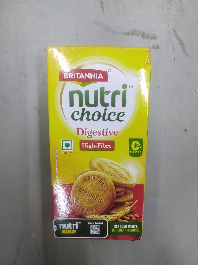 Britannia Nutri Choice Digestive High-fibre Biscuits