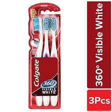 COLGATE T BRUSH VISIBLE WHITE 3 U
