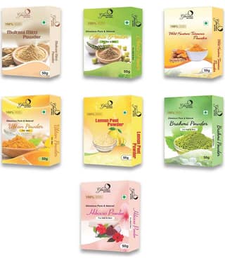 glowious - Skin Toning Face Pack for Normal Skin ( Pack of 7 )