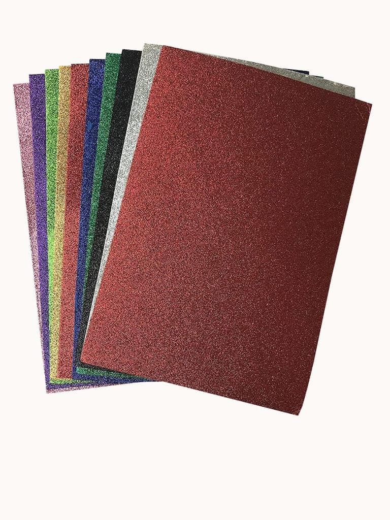 The Brown Box� 3 in 1 Craft Sheet Combo (Chart Paper + Origami Sheets + Foam Glitter Sheets) Craft Kit,Art and Craft Kit,Return Gift view 5