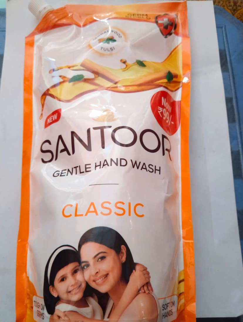 Santoor Gentle hand wash