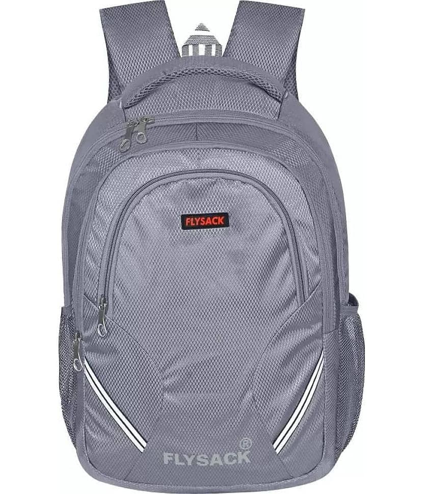 FLYSACK Grey PU Backpack ( 30 Ltrs )
