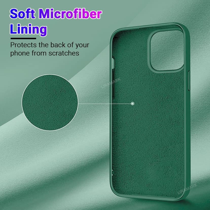 LIRAMARK Liquid Silicone Soft Back Cover Case for Apple iPhone 14 (6.1 inch) view 4