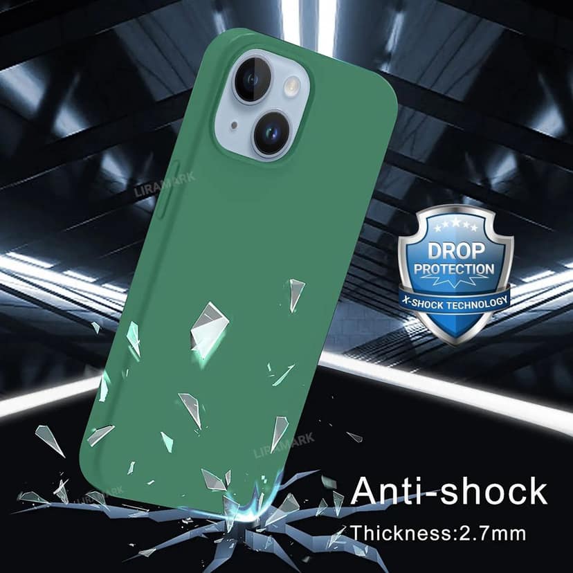 LIRAMARK Liquid Silicone Soft Back Cover Case for Apple iPhone 14 (6.1 inch) view 6
