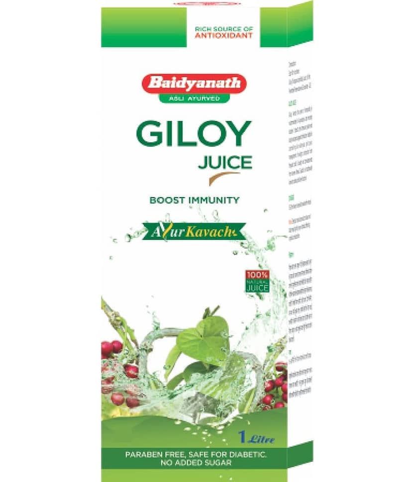 Baidyanath Giloy Juice, Natural Immunity Booster, No Added Sugar, 1 Ltr