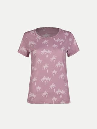 Women Lilac Printed T- Shirts