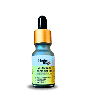 Herbs Magic Vitamin C Face Serum For Glowing Skin | Non Irritating Formula | For Dull Skin | With Niacinamide | Beginner Friendly, For All Skin Types | Men & Women l 100% Natural (15 ml)