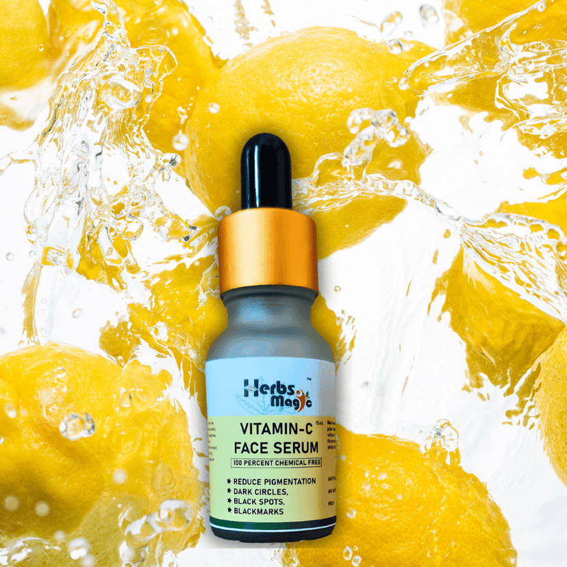 Herbs Magic Vitamin C Face Serum For Glowing Skin | Non Irritating Formula | For Dull Skin | With Niacinamide | Beginner Friendly, For All Skin Types | Men & Women l 100% Natural (15 ml) view 7