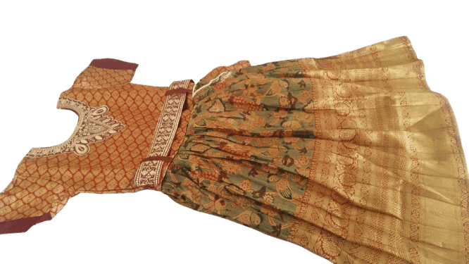 Girls' Traditional Indian Lehenga Choli Set | Wedding Party Wear | Readymade Lehenga Choli view 3