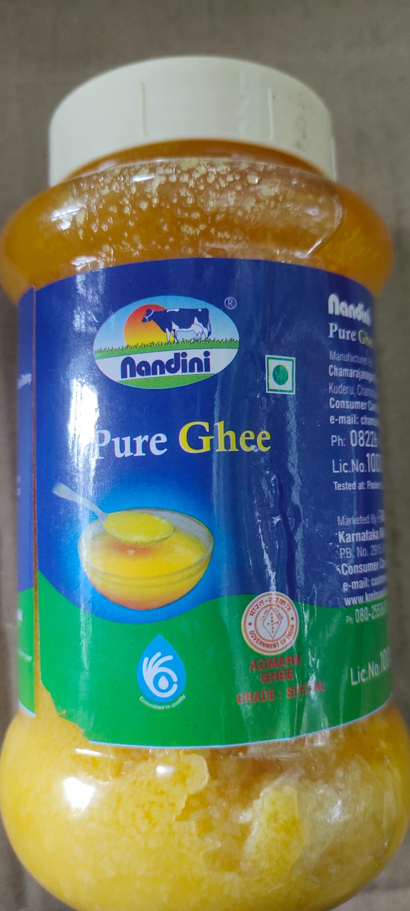 Nandhini Ghee bottle
