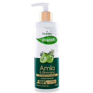 VI-JOHN PRAKRITIK Amla & Bhringraj Conditioner, Vitamin C for deep-rooted care,100% Bio Actives (250 ml)