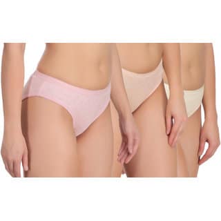 Empisto Branded Peach,Yellow,Pink Color Cotton Fabric Panty view 2