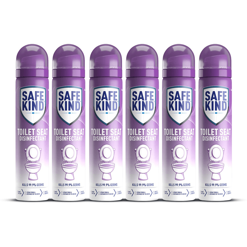 Mankind Safekind Toilet Seat Disinfectant Spray for Instant Disinfection 75ml (Pack of 6) view 2