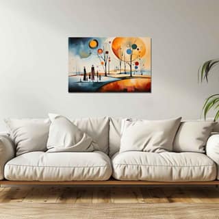 ACHIEVING BALANCE PEACE 24in X 16in WITH BLACK FRAME