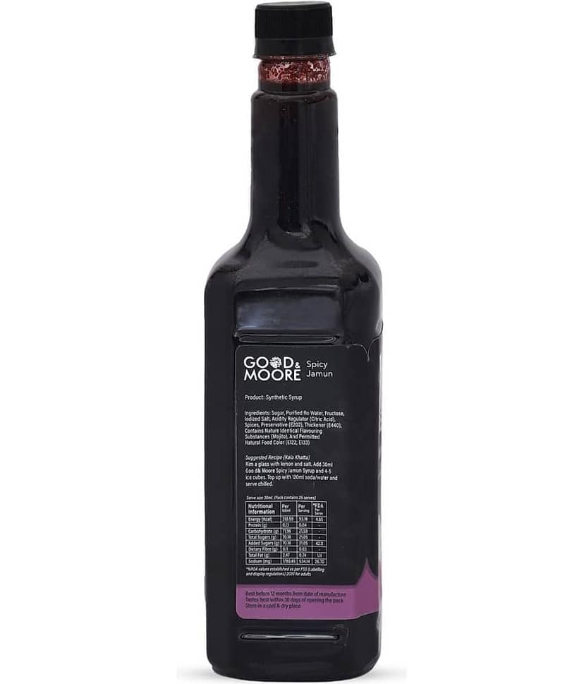 GOOD+MOORE Jamun Syrup 750 mL view 3