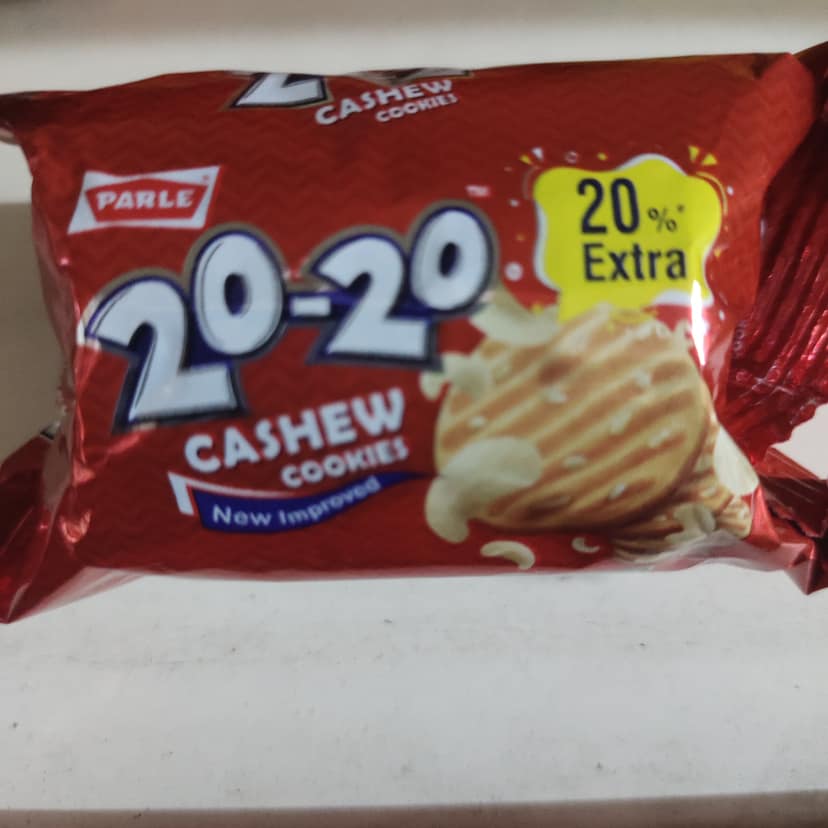 Parle 20-20 Cashew Cookies