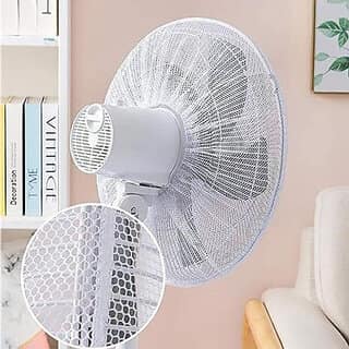 Table Fan Cover (Width: 19 cm) (Multicolor)