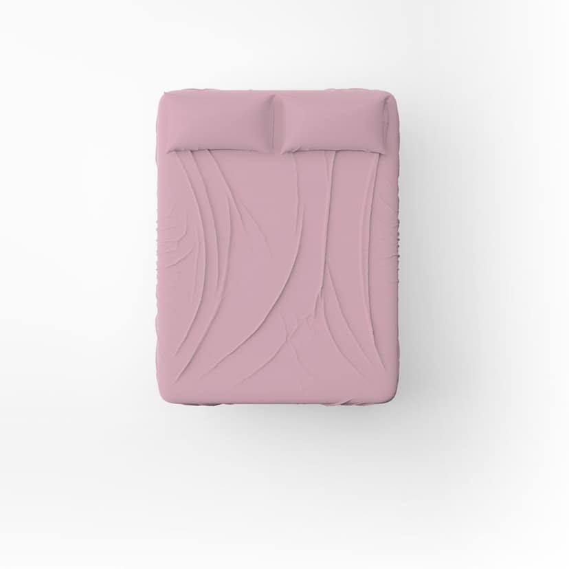 ChannStudio Bedsheet Collection 450 TC Cotton King Size 78"x72" with 2 Pillow Covers (Lilac Luster)