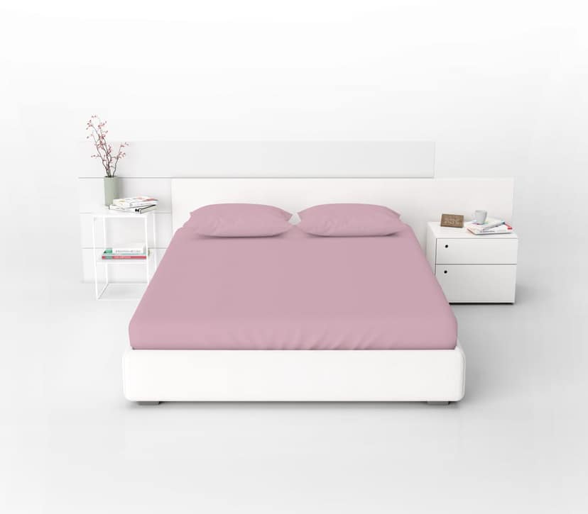 ChannStudio Bedsheet Collection 450 TC Cotton King Size 78"x72" with 2 Pillow Covers (Lilac Luster) view 2