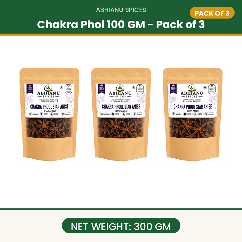 Abhianu Spices Star Anise Chakra Phool