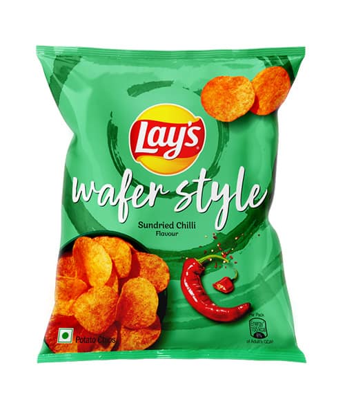 Lays Wafer Style Sundried Chilli Potato Chips 27g