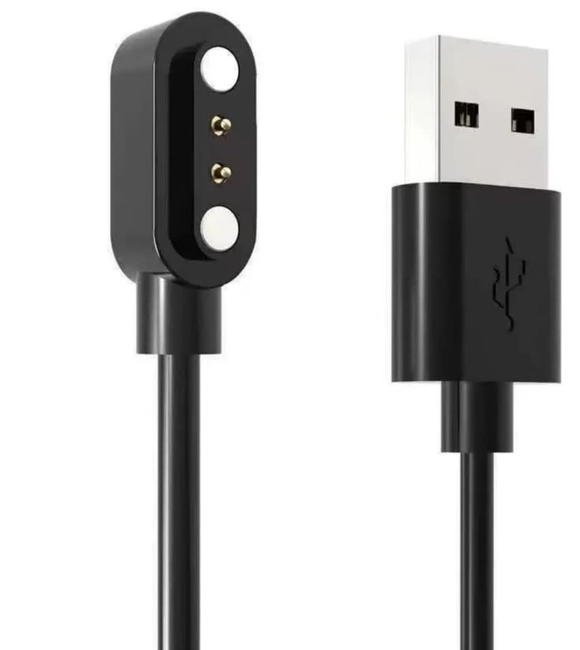 Noise ColorFit Smartwatch Charger Cable, Magnetic 2-Pin USB Fast Charger for Noise Twist, Pulse 2 Max, Pulse Go Buzz, Halo, Halo Plus, Pulse Grand, Quad Call, ColorFit Pro 4/Alpha, Pulse 3, Ultra