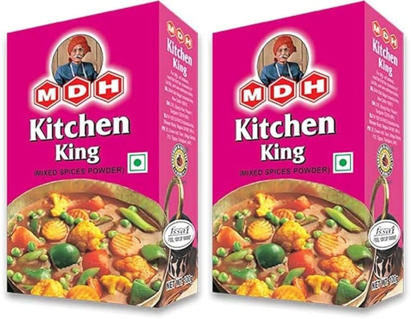 MDH Spices | Kitchen King Mixed Spices Powder | 100 gm Each | Pack of 2 | 200 Gm Pack