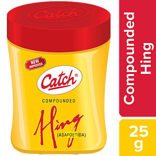Catch Hing/Asafoetida - Enhances Flavour & Aroma, 25 g Plastic Bottle