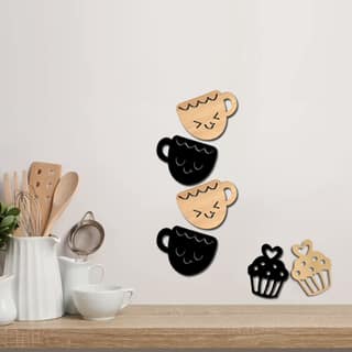 SHRADDHA SABURI ARTWORK Farmhouse Smile Cup and Wall Stickers.