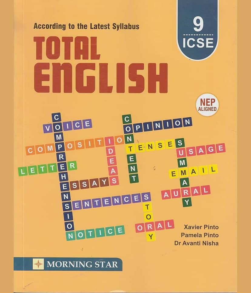 ICSE Total English Class 9 (According to the Latest Syllabus) - Examination 2025-2026