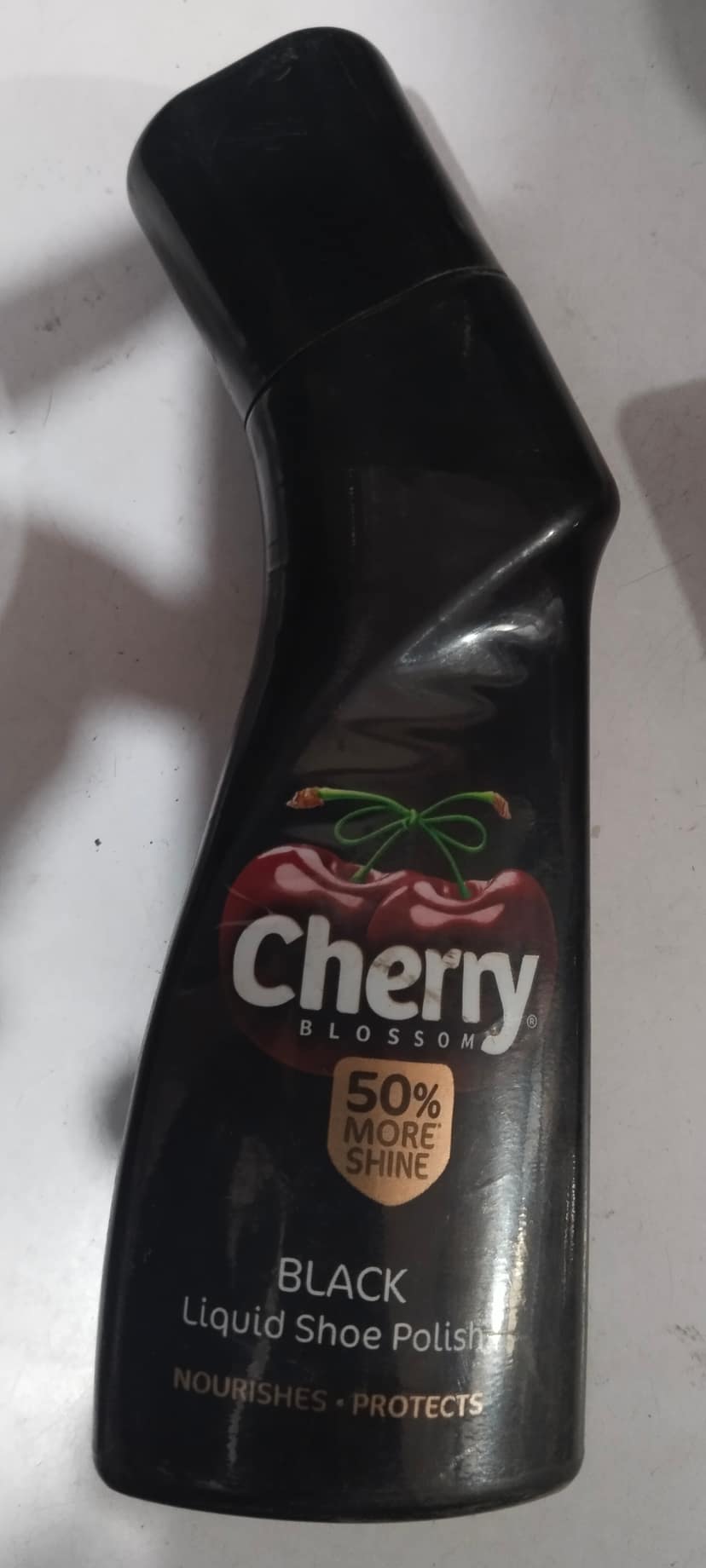 Cherry blossom Black liquid shoe polish