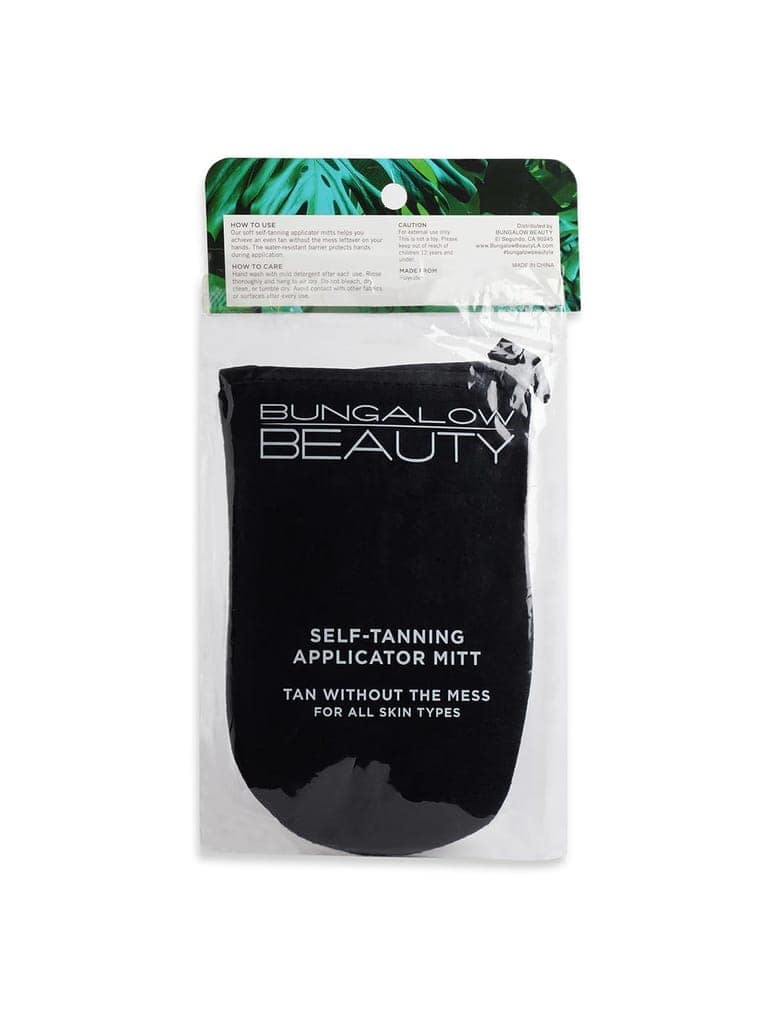 Bungalow Beauty Self-Tanning Applicator Mitt, Black, For All Skin Types