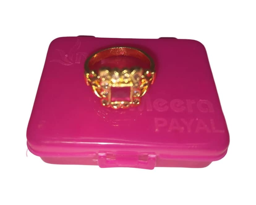 Gold Plated Adjustable Ring view 4