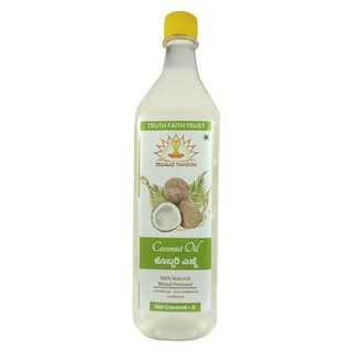 Pure Coconut Oil 100% Natural OIL WOOD PRESSED COLD PRESSED UNFILTERED (1000 ml)