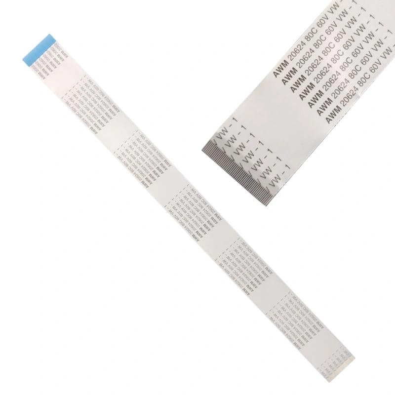 50 Pin 0.5mm Pitch 300mm Reverse Side Connection FFC Ribbon Flexible Flat Cable