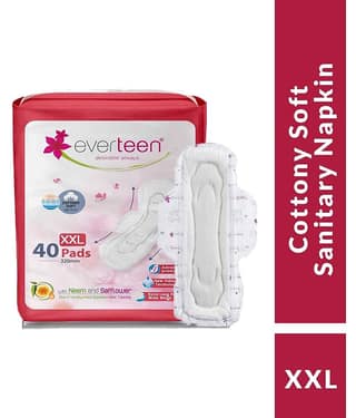 Period Care XXL Soft 40 Sanitary Pads 320mm enriched with Neem and Safflower - 1 Pack (40 Pads)