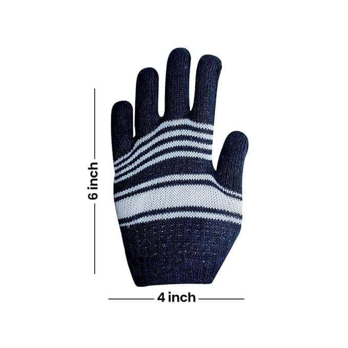 Unisex Winter Warm Knitted Gloves with Touchscreen Fingers, Soft Fleece Lined Thermal Gloves view 2