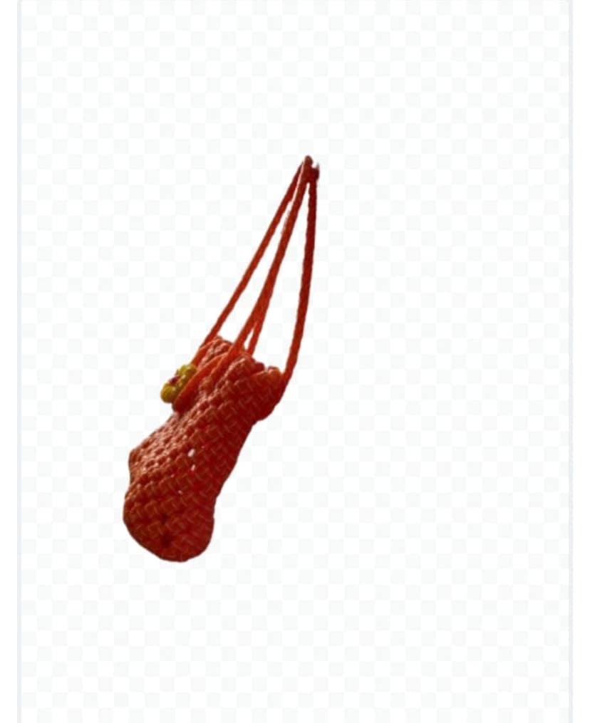 Hand Bag Orange view 3