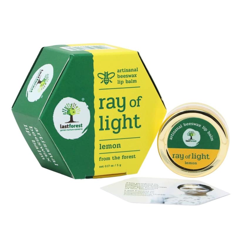 Last Forest Beeswax Natural Lip Balm for Men & Women 5g | Organic & Natural | Non-sticky | 24 Hrs Lip Moisturizer For Dry And Chapped Lips | SPF with Vitamin A | Nourish & Protect (Lemon) view 5