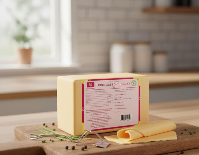 Mishti Gourmet Processed Cheddar 200g view 2
