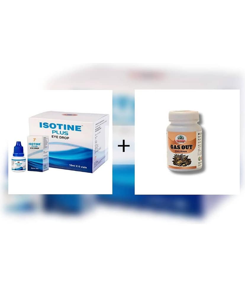 JAGAT PHARMA ISOTINE PLUS PACK OF 6 + GAS OUT