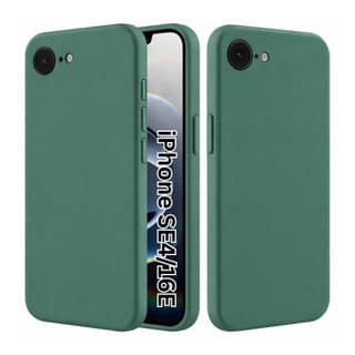 V3Deals Silicone Back Cover Compatible for iPhone SE4/16E, Scratch-Resistant, Anti-Fingerprint, Raised Screen Edge Protection 1.2mm