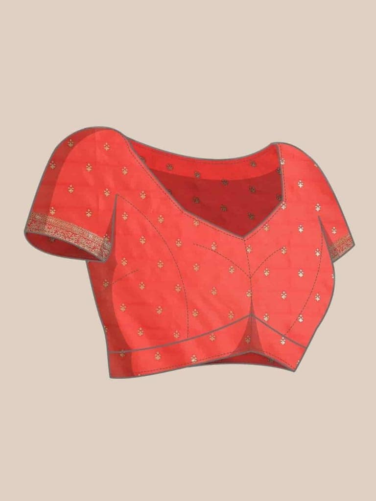 Women's Banarasi Art Silk Saree With Unstiched Blouse Piece view 6