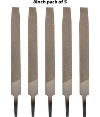 Flat Engineer's File Tool 8Inch (200mm) (Pack Of 5) File & Rasp Flat