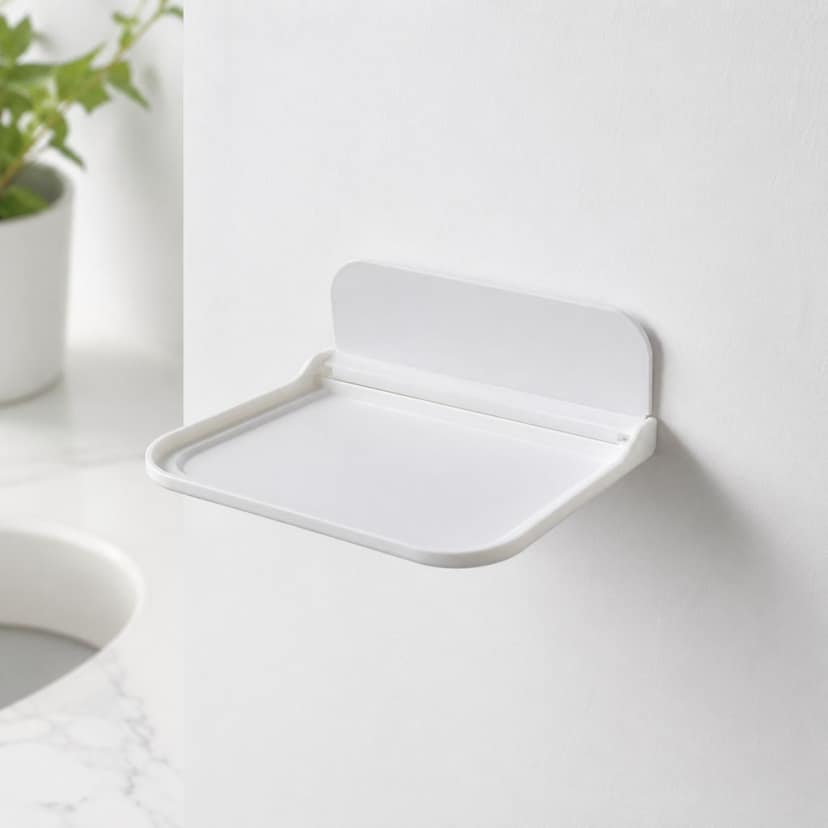 Multi-purpose Foldable Wall Shelf and Mobile Holder