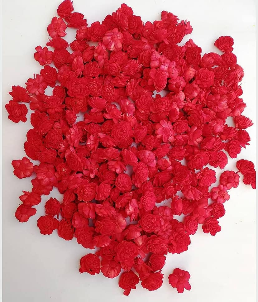 Fab n Style Assorted Red Artificial Flowers - Pack of 1