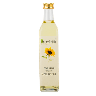 Praakritik Organic Cold Pressed Sunflower Oil 500 ml