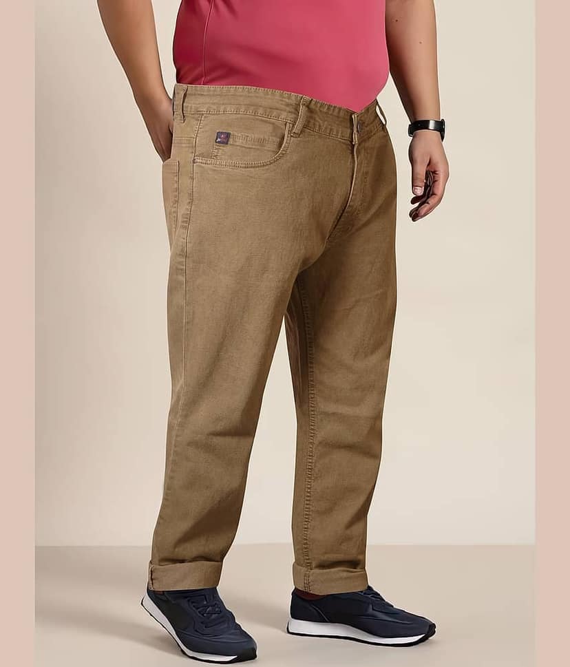JB JUST BLACK Regular Fit Dyed Men's Jeans - Brown ( Pack of 1 ) view 2